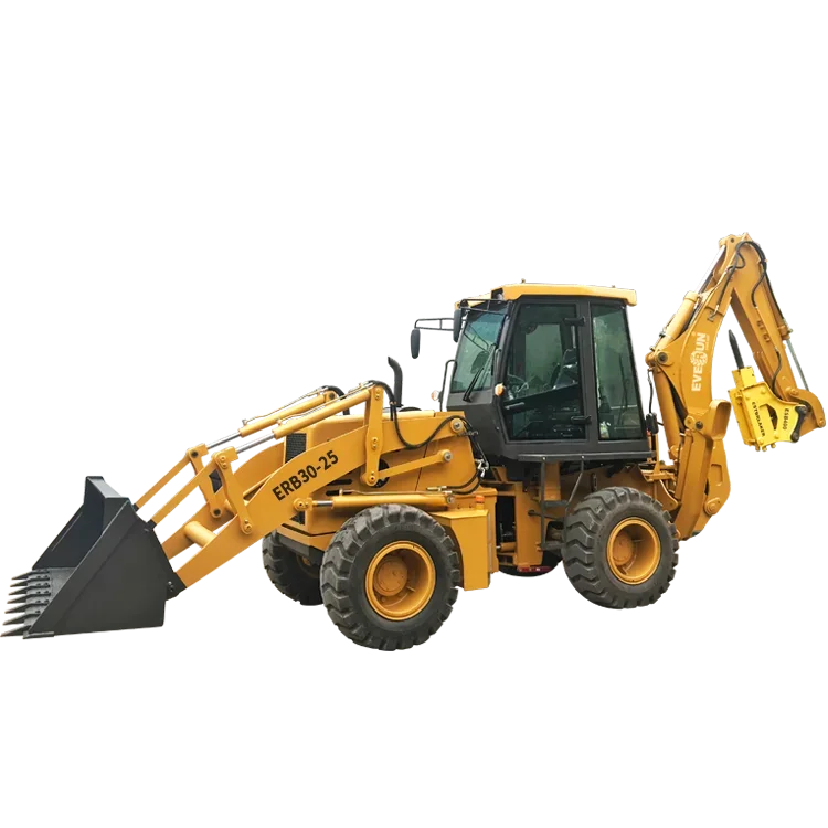 Nieuwe ERB30-25 2.5ton Farm China Beste Produceert Kleine Prijs Nieuwe Compacte Gearticuleerde Backhoe Front-End Loader Machine