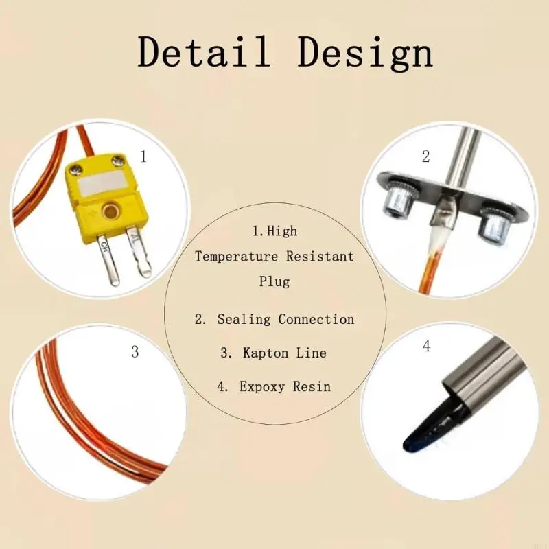 Monitoreo temperatura temperatura real M6CB ThermoCouple para Ironwood 650/850 575/780
