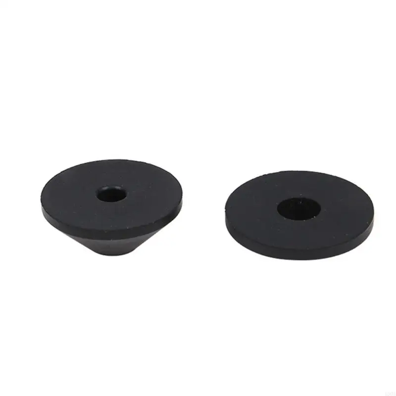 400A 12Pcs Conical Toilet Rubber Washer Toilet Seats Screws Replacement Part