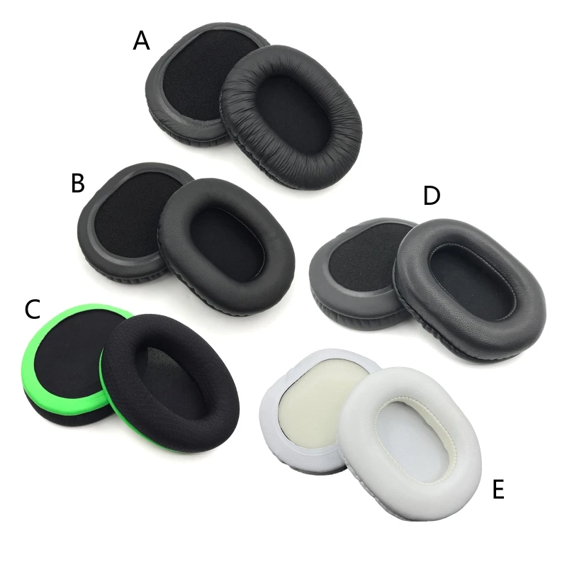 Replaced Leather Mesh Earpads Ear Pads for MDR-7506 7510 7520 CD900ST V 6 Headset Memory Foam Round Earcups