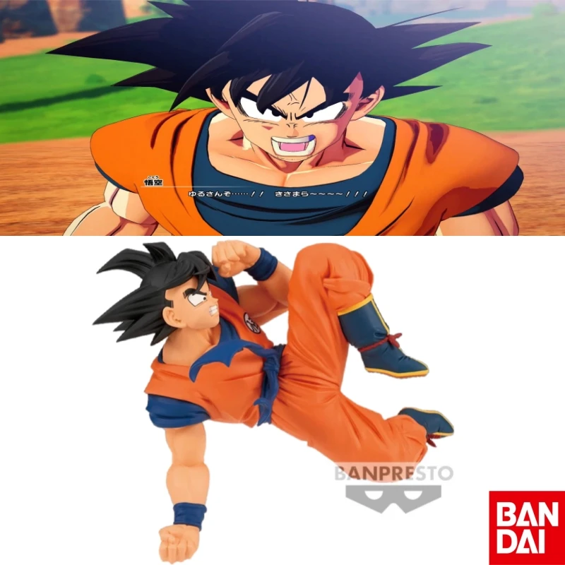 

Bandai натуральная оригинальная аниме Dragon Ball Z Match Makers Goku Son фигурка статуя экшн аниме фигурка Коллекционная модель орнамент