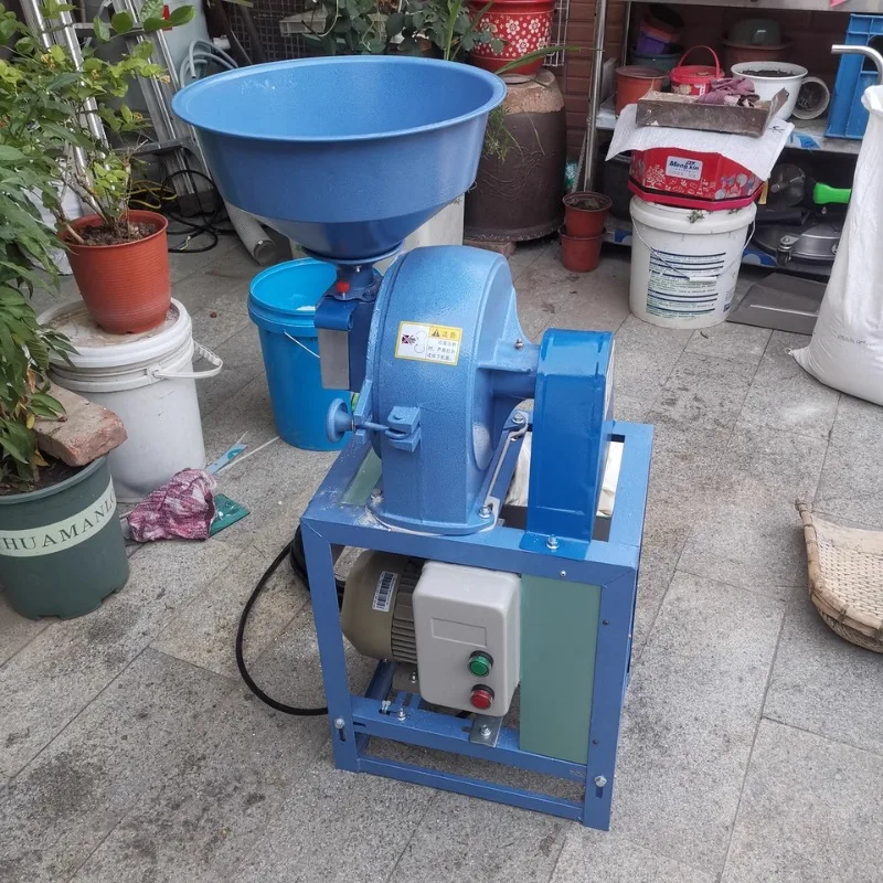 

Промышленная молотковая дробилка для зерна: измельчитель кукурузы, пшеницы, риса, бобов, специй и трав в порошок