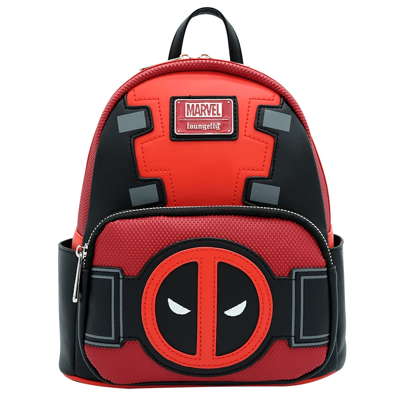 MINISO Disney Deadpool Peripherals Cute Kids Backpack Mochila PU Leather Pack Travel Girls Baby Handbag for Girls Shoulder Bag