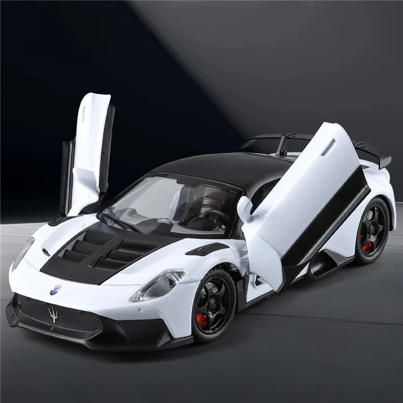 1:24 MC20 GT2 Stradale Legierung Sportwagen Modell Diecast Metall Track Racing Fahrzeuge Auto Modell Simulation Sound Licht Kinder Spielzeug Geschenk