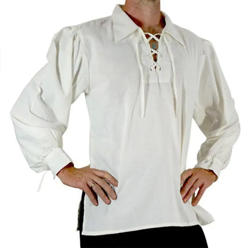 

Men's Zip Tie Lapel Shirt Top Ethnic Dancewear No Brand Registered Trademark T119 Suitable for Dance Scenarios