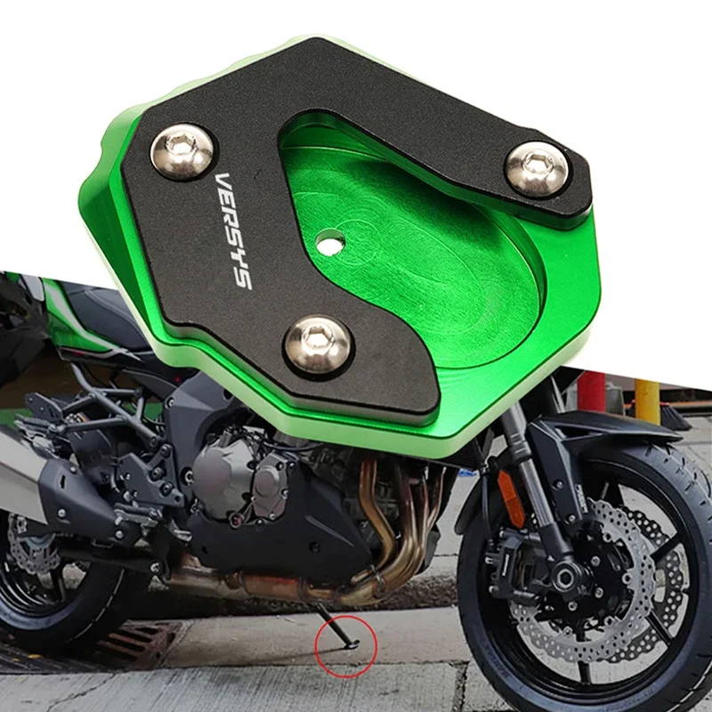 

For KAWASAKI VERSYS 1000 1000SE SE VERSYS1000 VERSYS1000SE 2015-2023 2024 Motorcycle Accessories Side Stand foot Extension Pad