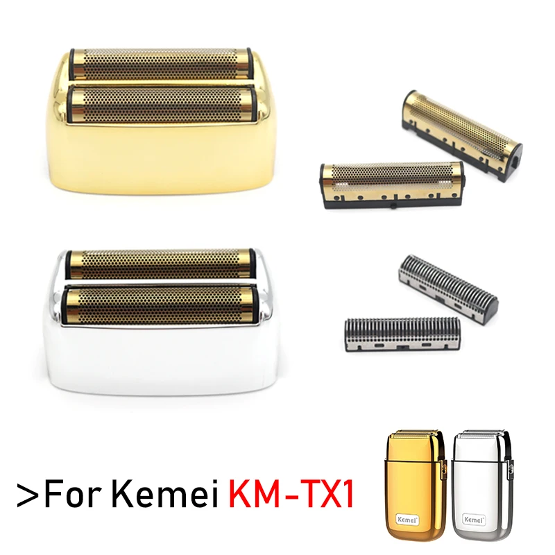 オリジナル品質の交換二重箔刃ネットカバー Kemei KM-TX1 2026 電気シェーバー修理アクセサリー卸売