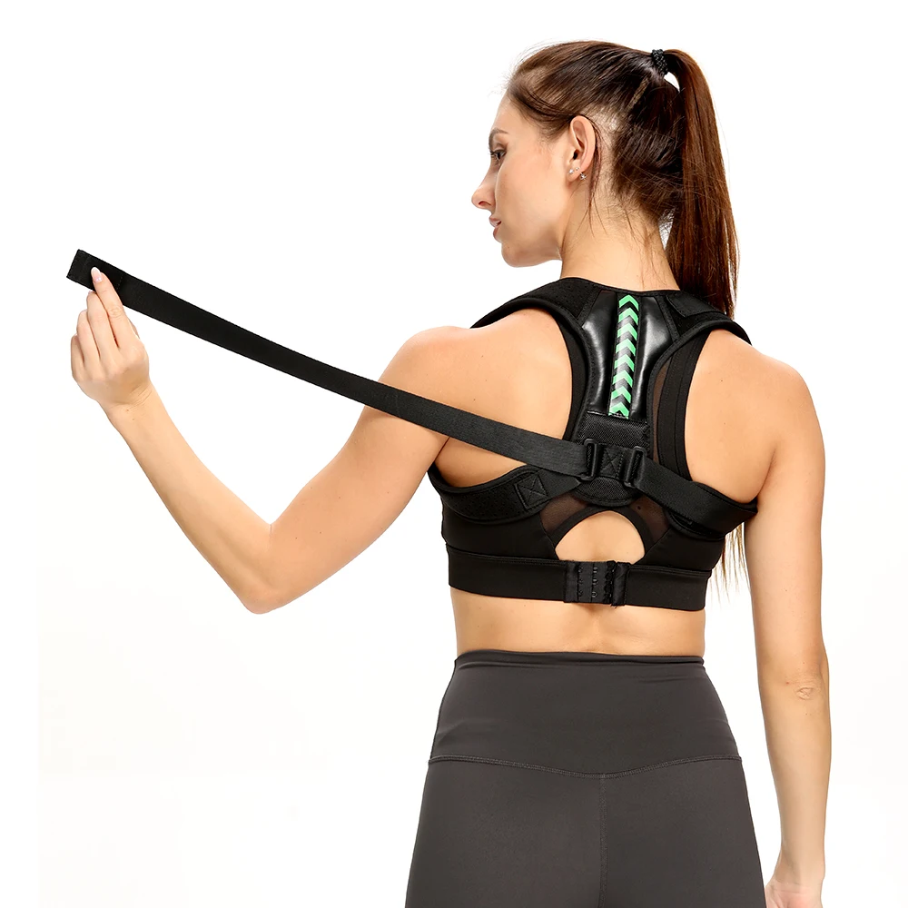 1pcs Adjustable Posture Corrector Upper Back Brace Neck Shoulder Support Belt for Women And Men Spine Back Support image 6