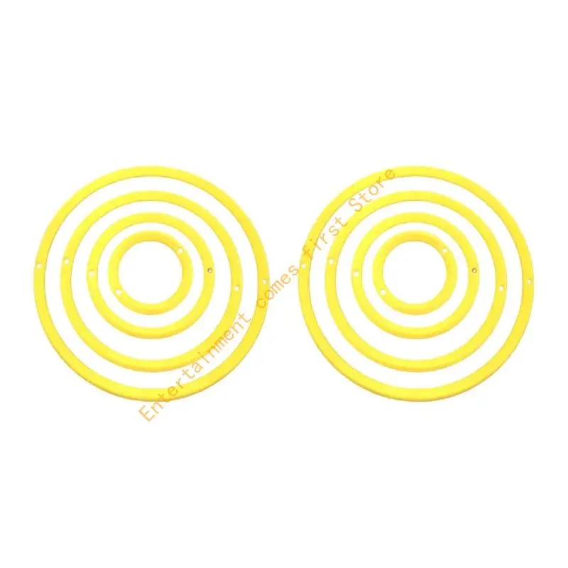 2Set Darting Practice Circle Rings Board Game Darting O Rings For Home Family Use 55KD