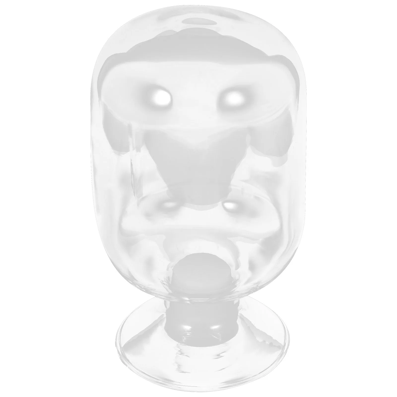 

Transparent Glass Jar Aesthetic Design Large Capacity Reliable Materials Silicone Plug Multi-Functional Storage Holder