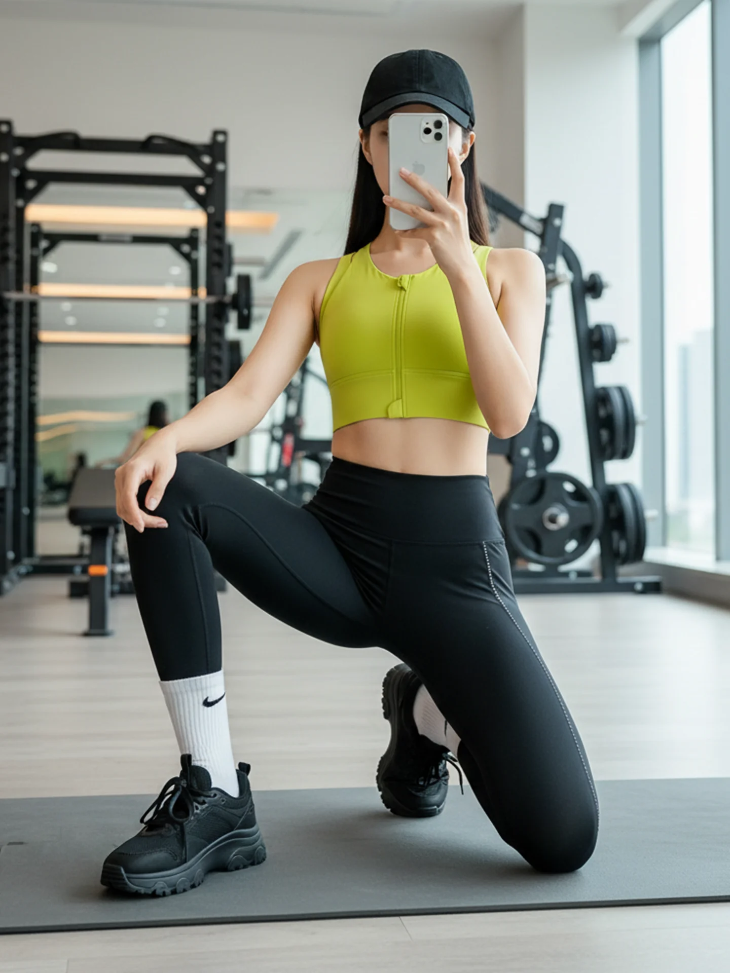 

Женская спортивная одежда: модный топ для бега и йоги с молнией, встроенными чашечками и дышащей тканью для фитнеса