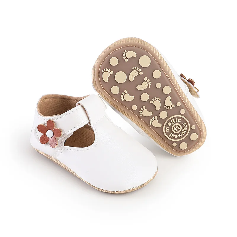 Adorable Infant Bowknot Ballet Flats Soft Sole Slip-On Shoes for Baby Girls Cute Mary Jane Shoes for Newborn Toddler Casual