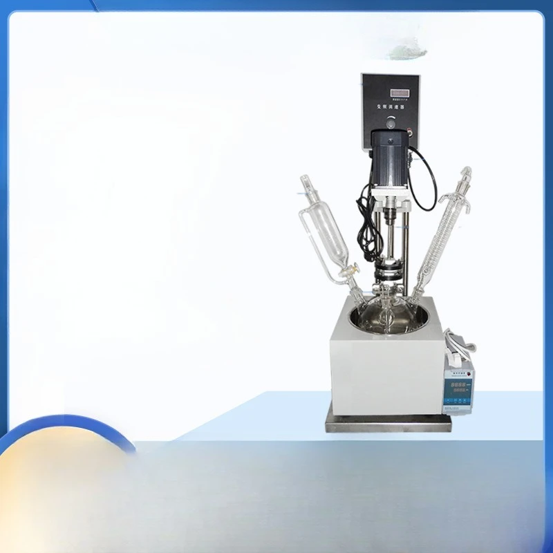 

Single-layer glass reactor Laboratory borosilicate distillation reactor Multifunctional vacuum stirring