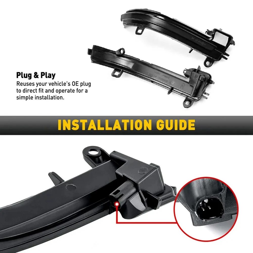 Specchietto laterale indicatore di direzione luce dinamica LED specchietto laterale indicatore di direzione per BMW 1 2 3 4 serie F20 F21 F22 F30 63137280771