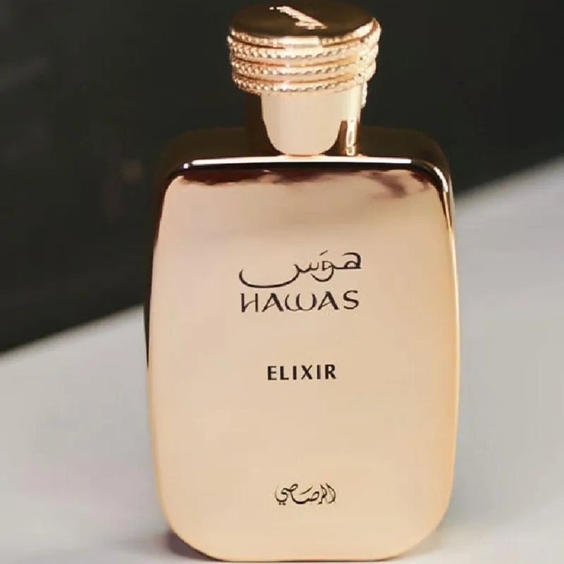 رذاذ عطر RASASI Hawas Elixir Eau de Parfum 100 مل عطور عربية أصلية تدوم طويلاً عطر فانيليا شرقية مكياج كولونيا