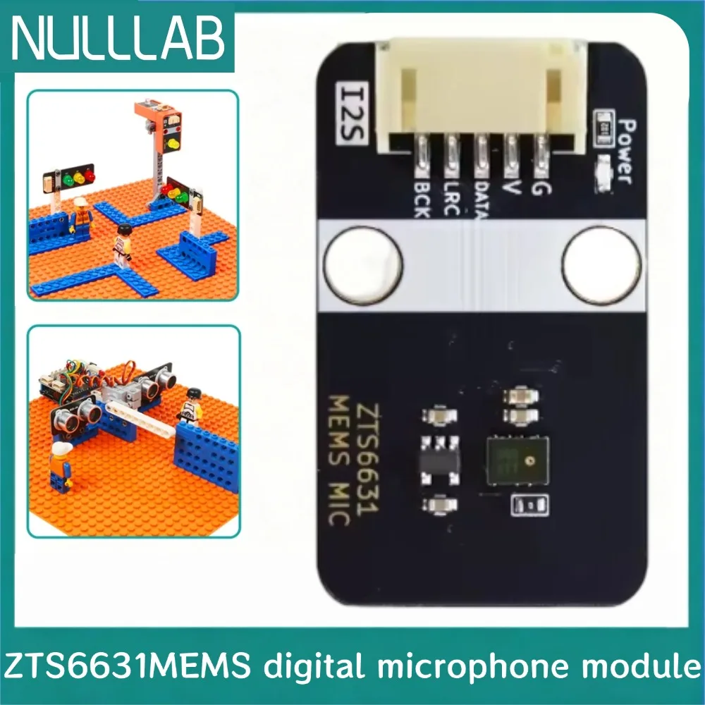 

I2S MEMS Microphone Module ZTS6631 High Sensitivity Digital Audio Sensor PH2.0 Connector supports ESP32 for HOME Assistant