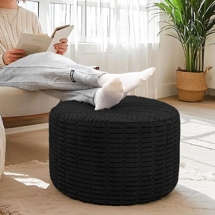 

Подставка для ног, домашний декор, декор спальни, идеально подходит для гостиной, удобный напольный пуф, подставка для ног для кресла-мешка, напольное