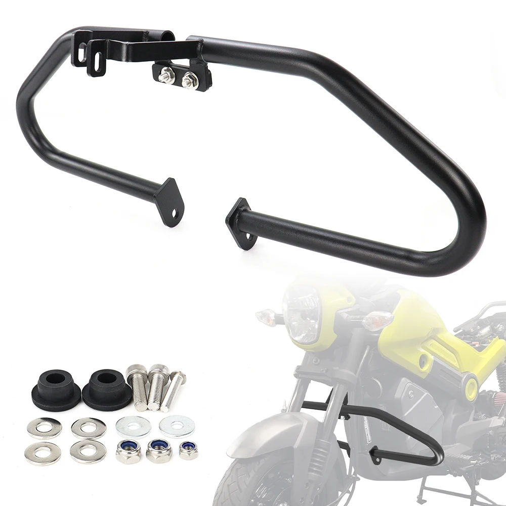 

For HONDA NAVI 110 NAVI110 2022 2023 2024 2025 Motorcycle Steel Front Highway Crash Bars Engine Guard Bumper Falling Protection