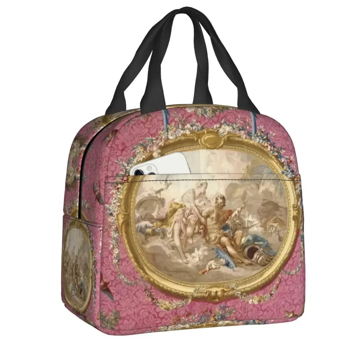 

Custom Victorian Angel Lunch Bag Women Warm Cooler Insulated Lunch Box for Children School Work Food Picnic Tote Bags