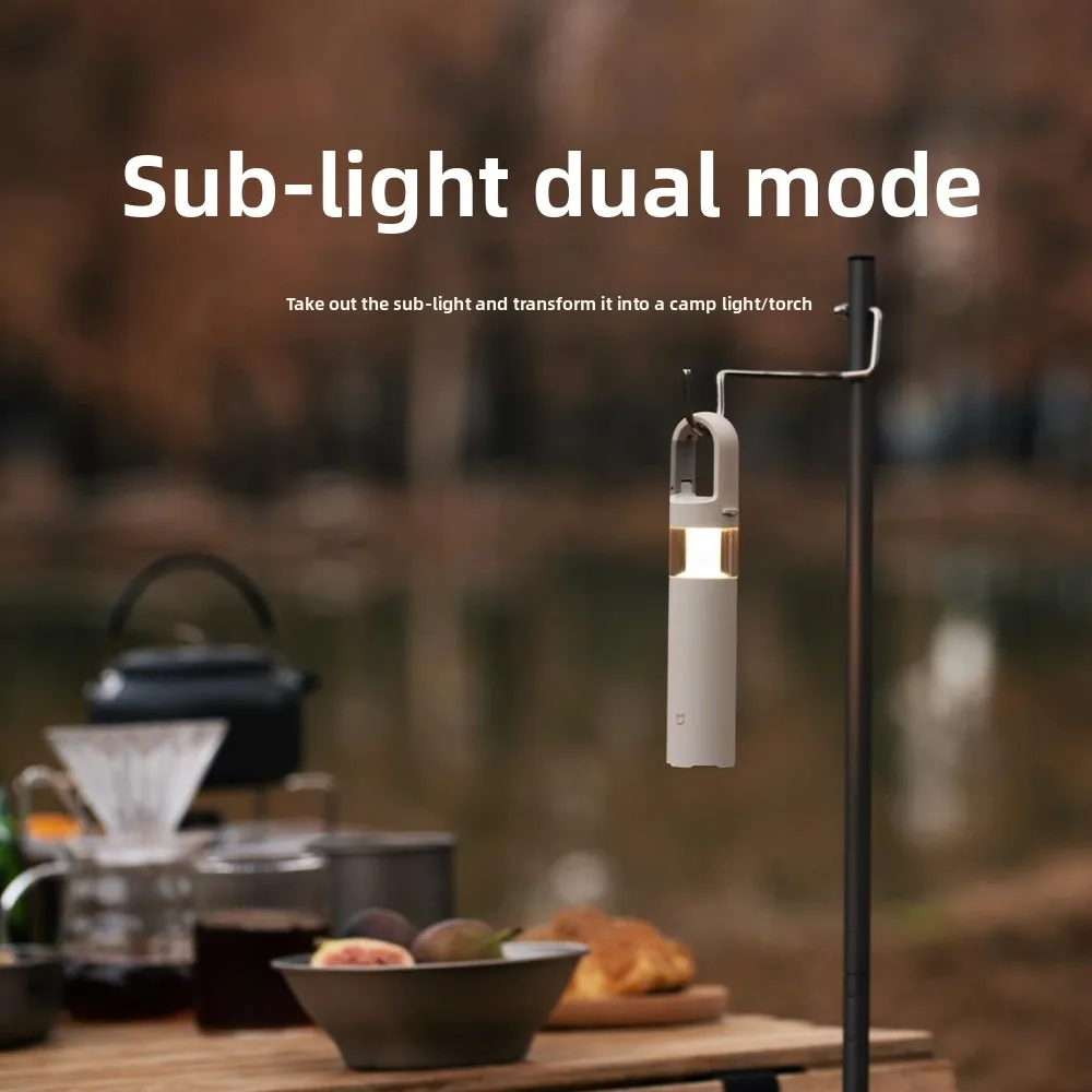 

Светильник для кемпинга Xiaomi Split с Bluetooth-управлением, водонепроницаемый IP54, 3-в-1: уличный фонарь, фонарик, атмосферная лампа с разноцветной подсветкой