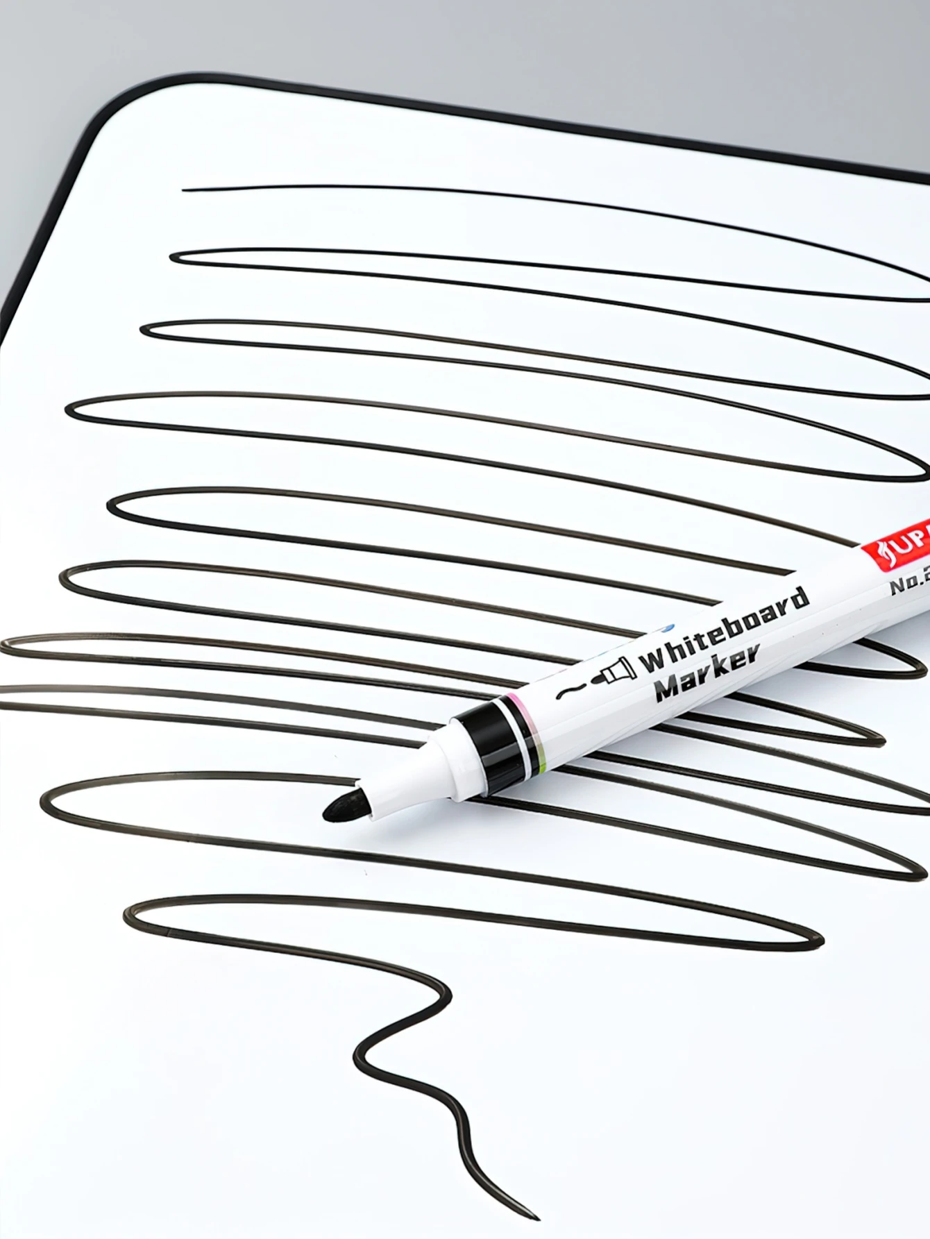 1/4/10 Stück löschbare Whiteboard-Marker, 4 Farben, Rot, Blau, Grün, Schwarz, wasserbasierte Stifte für Unterricht, Schreiben, Büro, F7932 – Detail 9