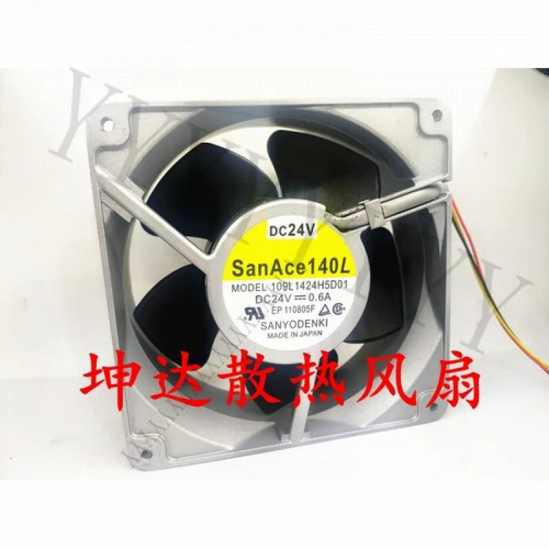 Y+Sanyo SANACE140 109L1424H5D01 DC24V 0.6A cooling fan