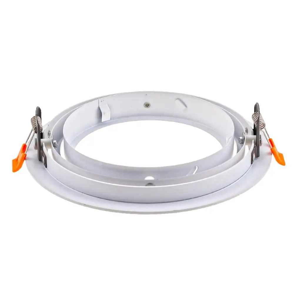 Recessed Downlight Holder  AR111 Fixture Frame  Lamps Cutout 150mm LED Socket Adjustable Ceiling Hole Lamp