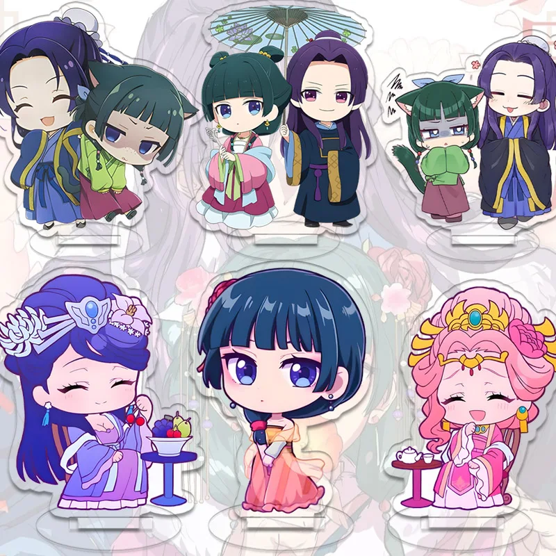 The Apothecary Diaries Acryl-Standdisplay Maomao Jinshi Consort Lihua Desktop-Deko-Accessoires Figuren Cosplay-Requisiten Geschenk