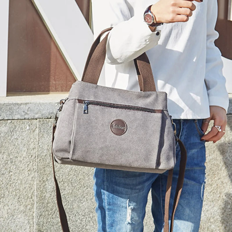 Women Bag Canvas Handbags Crossbody for Woman Big Bag Canvas Shoulder Tote Female Handbags Lady Designer Messenger Bags