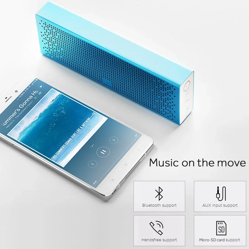 Xiaomi Original MI Bluetooth Speaker Portable Wireless Stereo Player With Mic TF Card AUX-in for remote controller