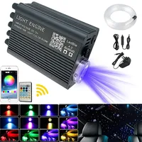 DC12V 16W RGBW Car Roof Star Lights 500pcs Twinkle LED Fiber Optic Star Ceiling Light kits for Starry Sky Optical fiber Lighting
