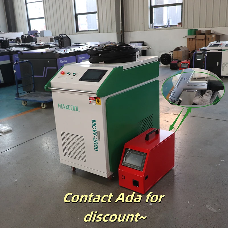 Handheld Fiber Laser Welding Machine 3 In 1 Hand Held Laser Welder for Metal with SUP23T Welding Gun 1500w 2kw 3kw Machine