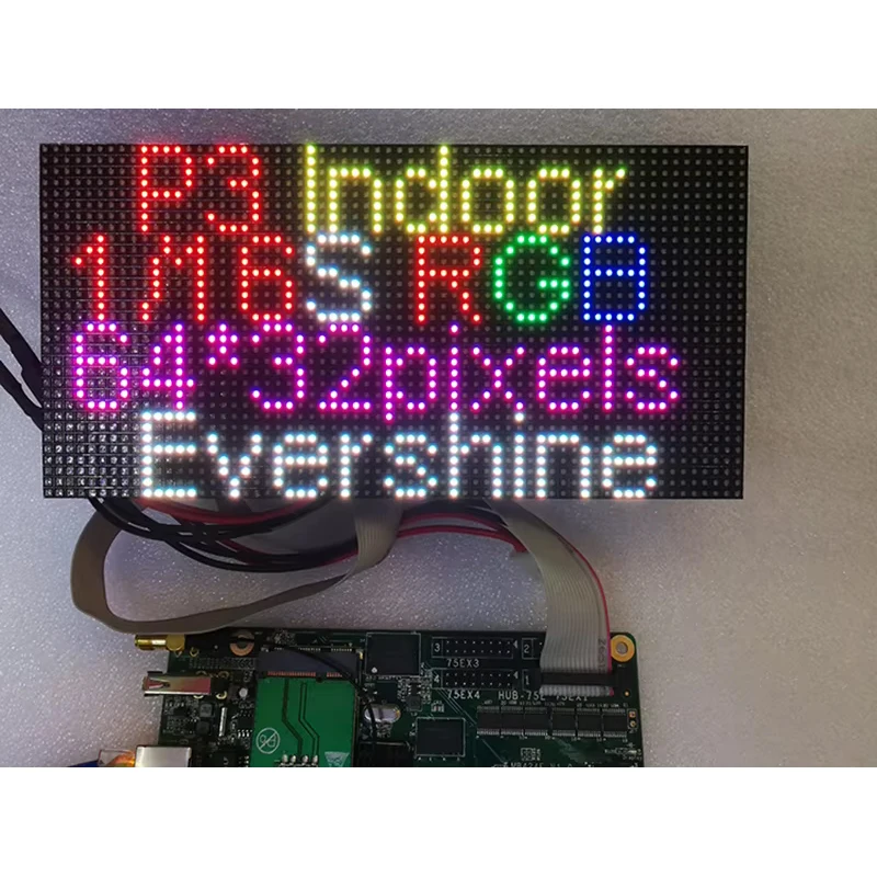 P3 192*96mm Passo 3mm SMD2121 64X32pixel RGB Pannello a matrice LED per interni a colori per display a LED pubblicitario Pinball DMD