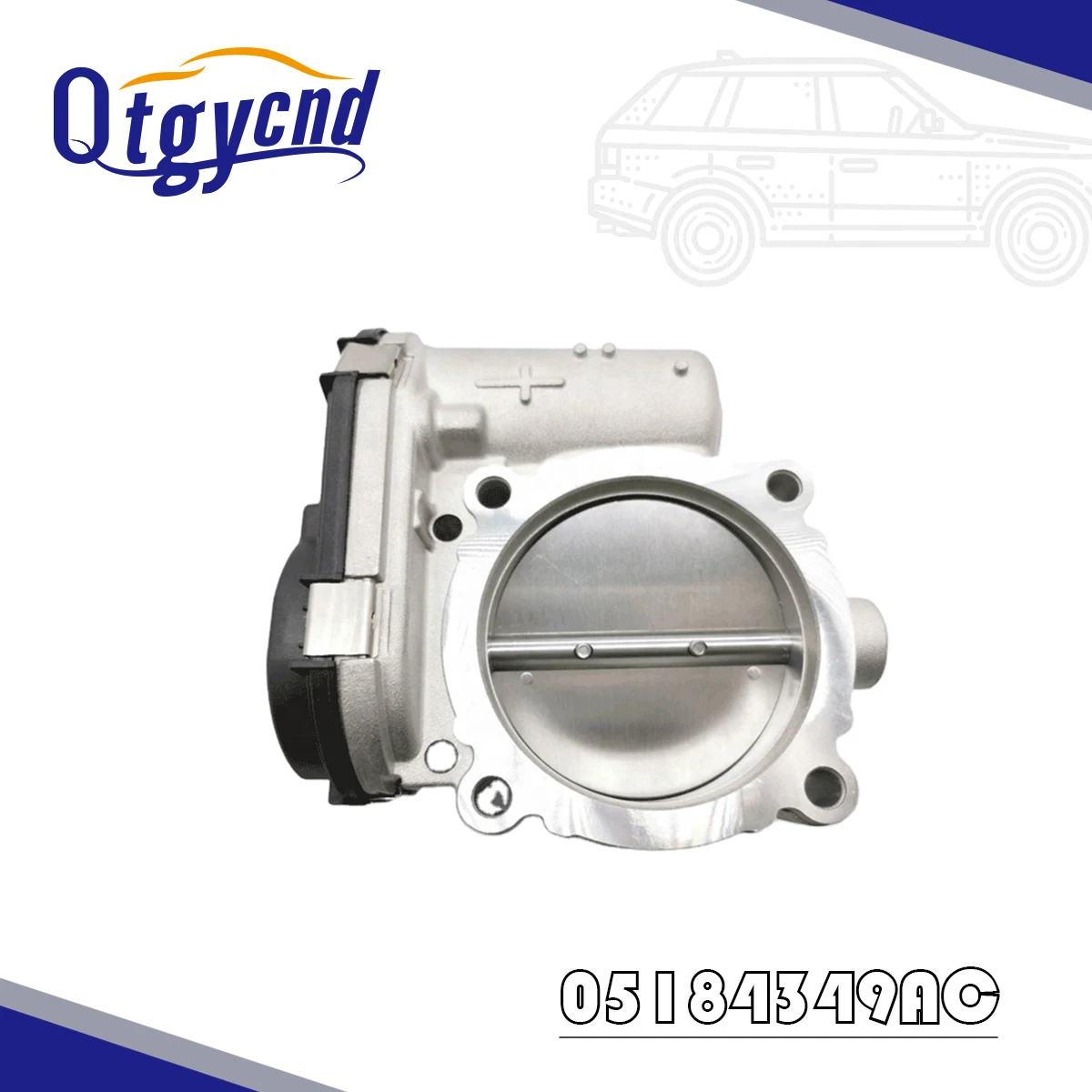 Qtgycnd OEM 05184349AC conjunto del cuerpo del acelerador para Dodge Chrysler 300 Fiat Jeep Wrangler Cherokee Ram 2500 Promaster 0280750570