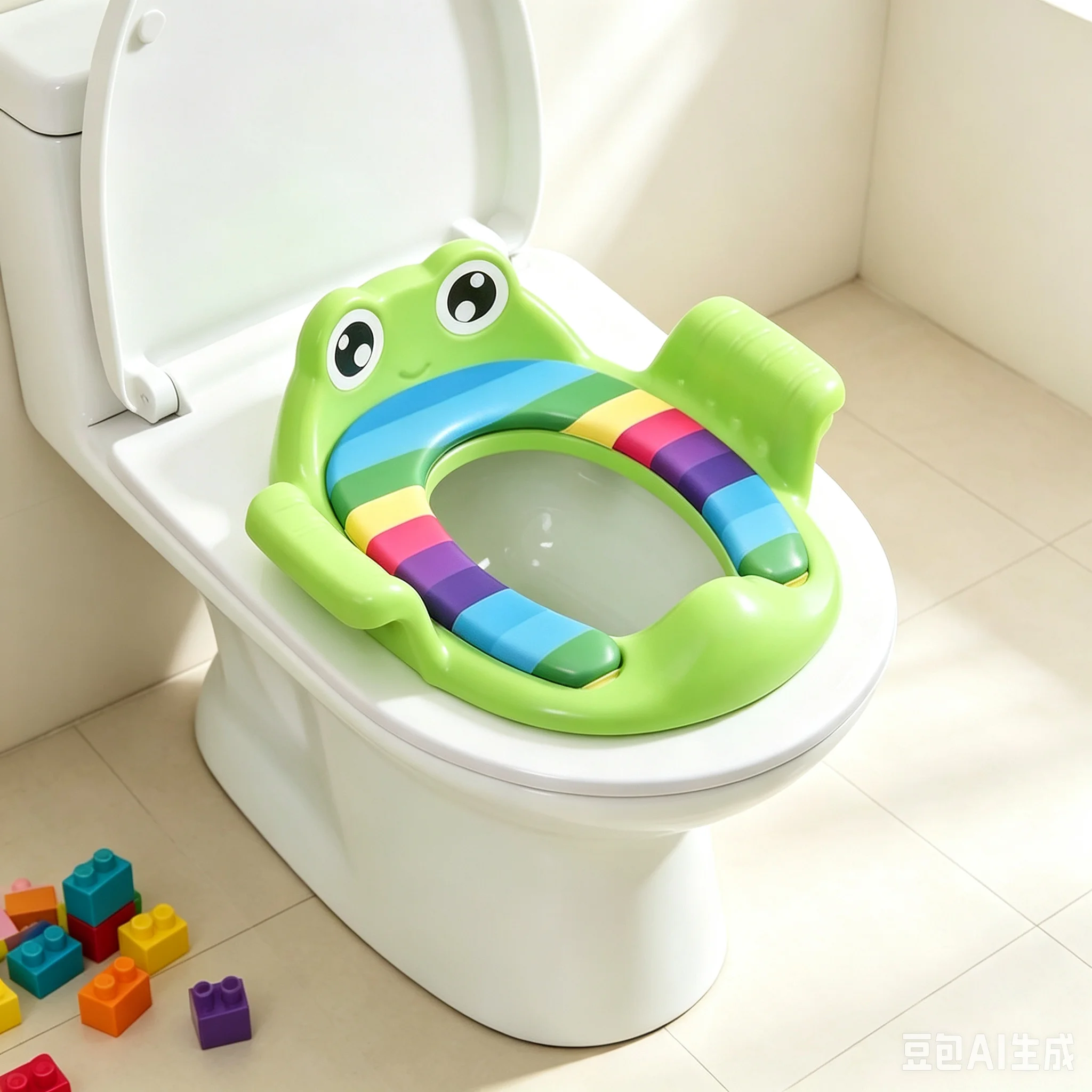 vvocci Chair comfortable Child Potty Toilet seat forchildr Trainer Seat Step Stool cartoon cute Ladder Adjustable Training