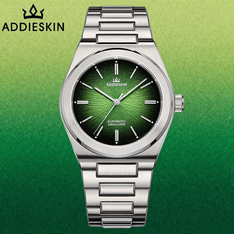 

AddiesKin Mechanical Man Watch 9015 Sapphire Glass 100M Waterproof Luminous Stainless Steel Luxury Automatic Watches For Man