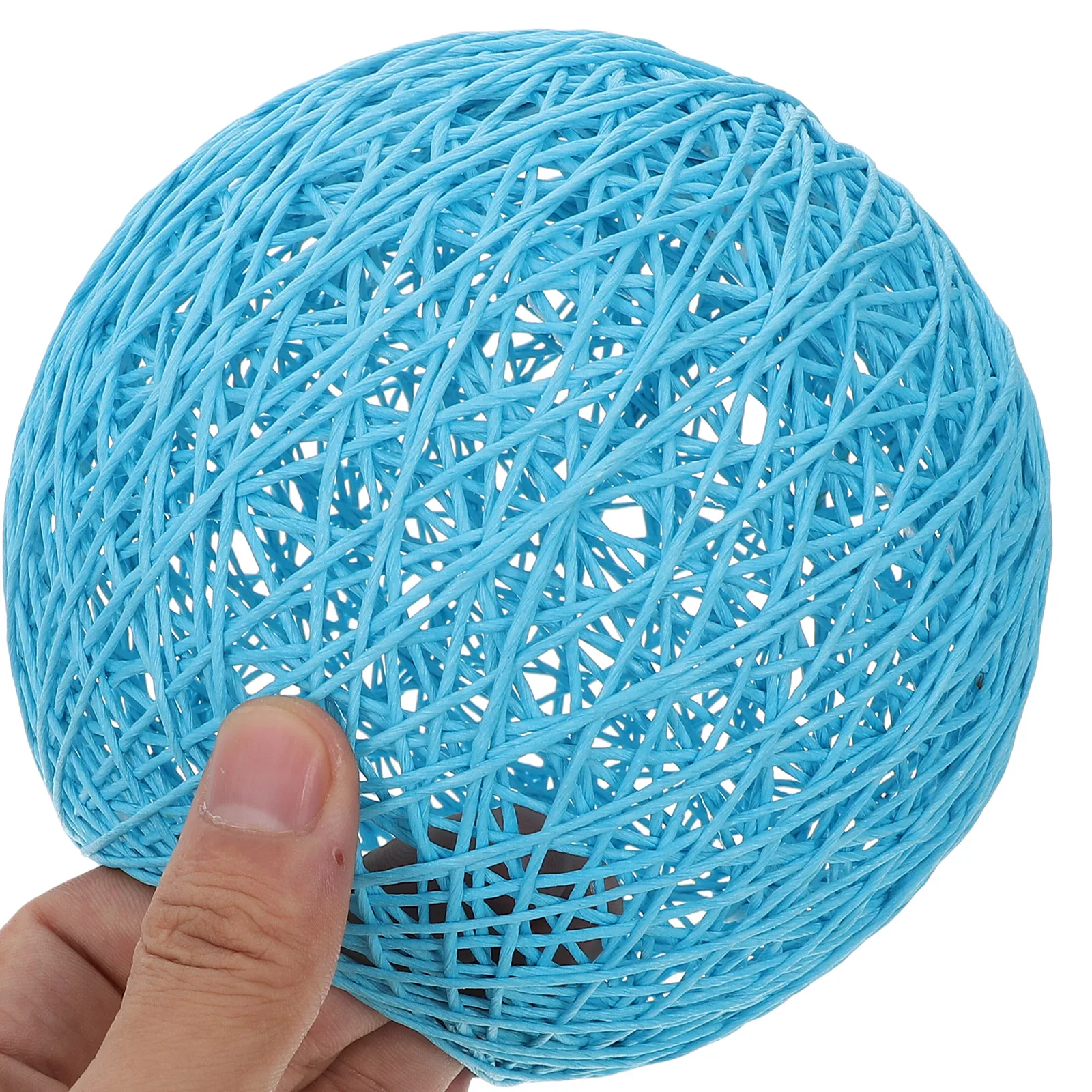 

Round Rattan Ball Lamp Shade Chandelier Cover Pendant Light Cage Woven Ceiling Fan Bulb Guard Crafted Pastoral Paper Lampshade