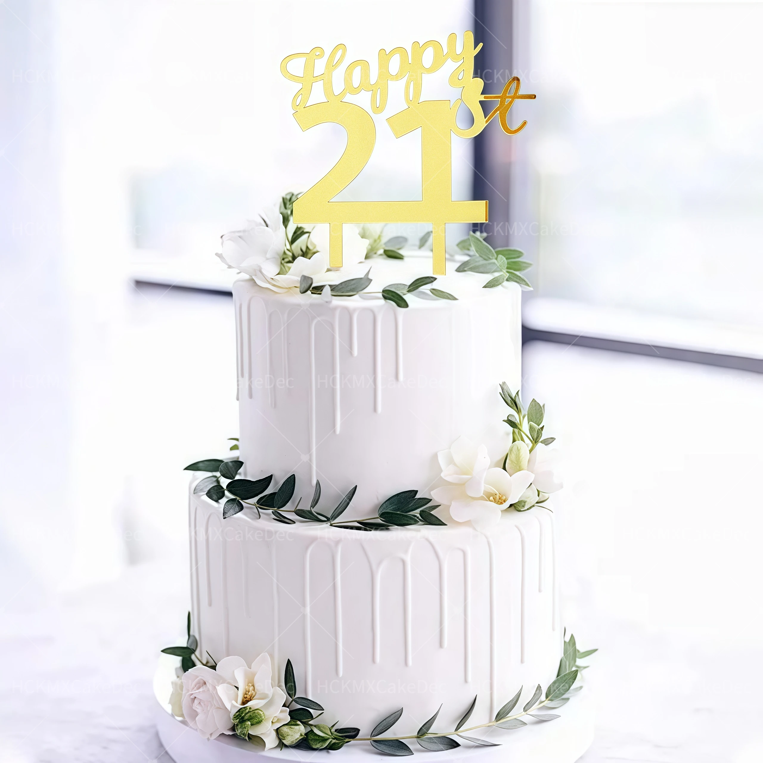 3 Stück Gold Acryl Nummer 18/21/30/40/50/60/70/80 Kuchen Topper für Geburtstag Hochzeit Party Kuchen Dekoration Lieferungen – Detail 3
