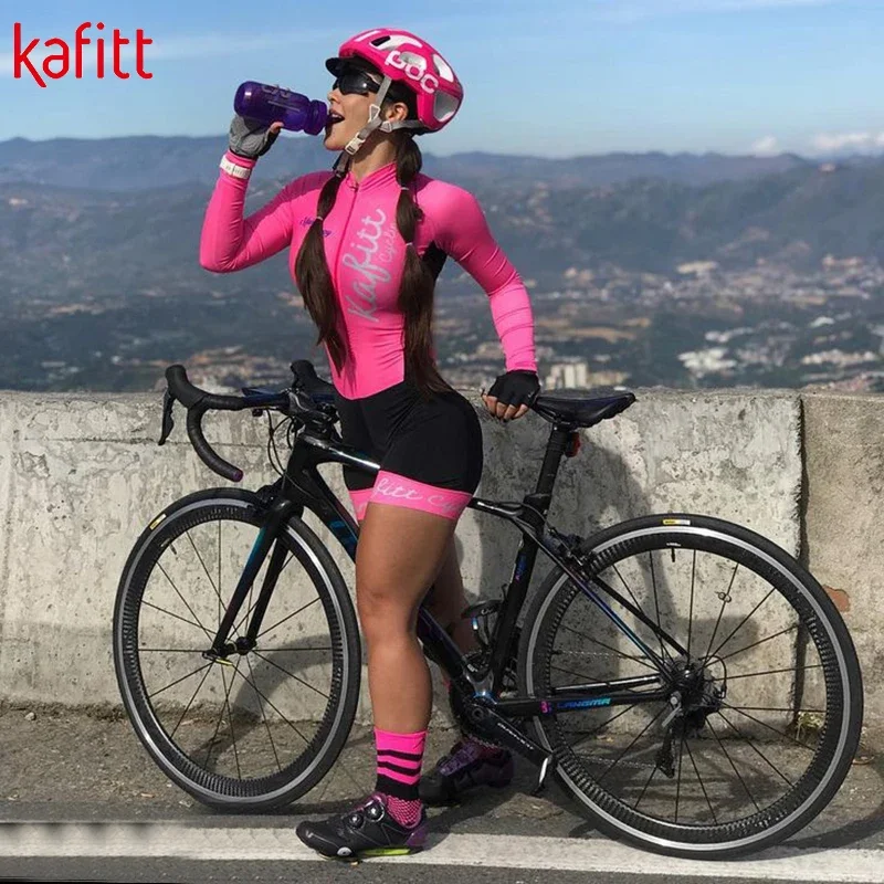 

2023 Best Kafitt Women's Professional Triathlon, Cycling Bodysuit, Roupa De Ciclismo Feminino, One-piece Women's Jumpsuit, Sweat