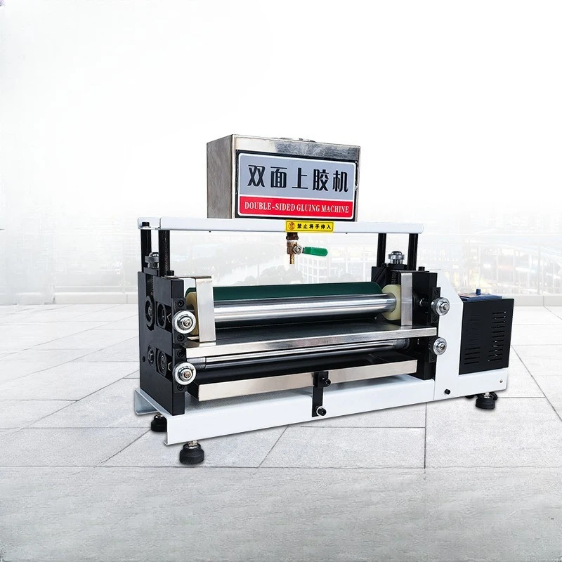 Double-sided white latex gluing machine gluing bot manipulation gluing machine