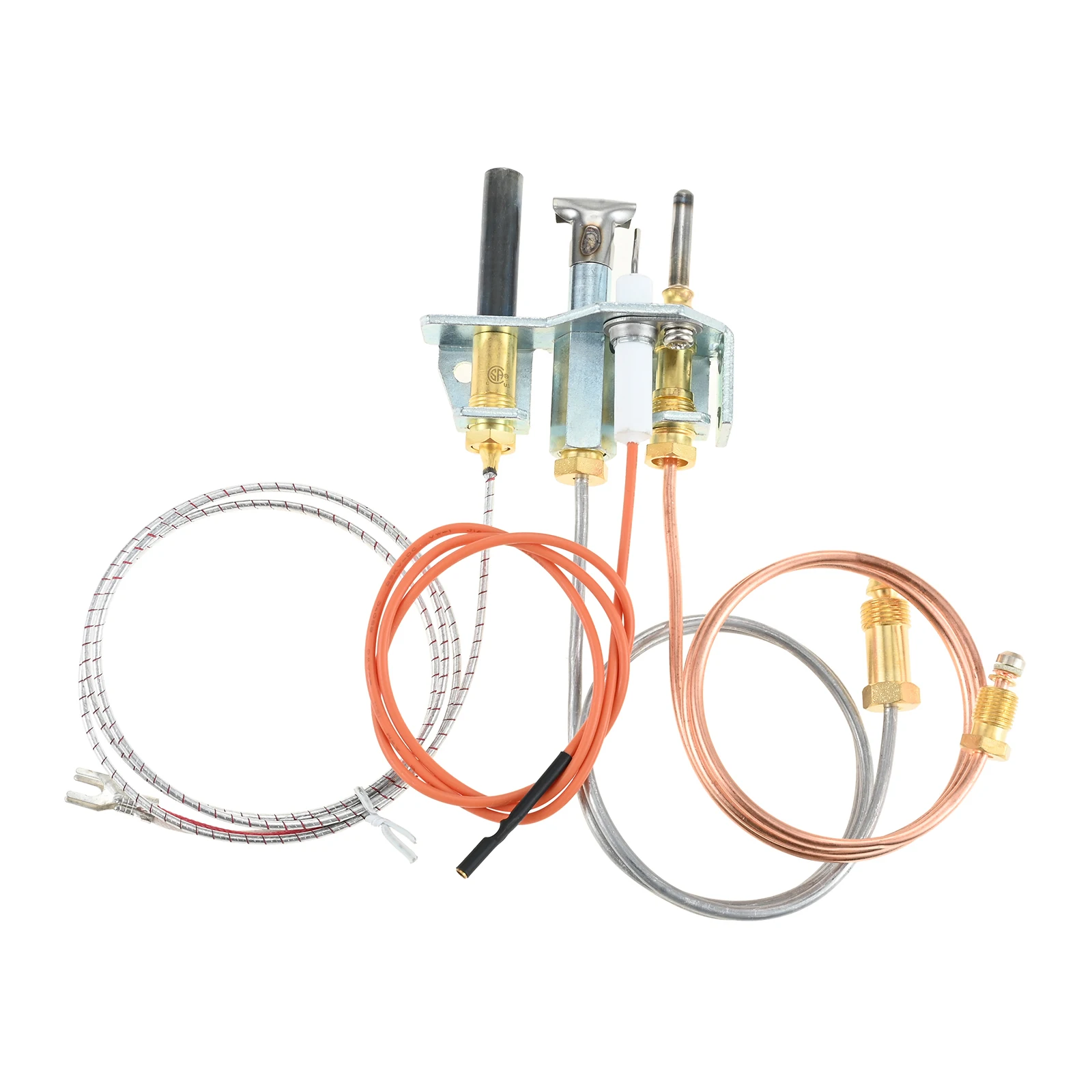Natural Gas Pilot Assembly with Thermocouple Thermopile for Heatilator GNDC33 GNDC36 Heat-N-Glo and Quadrafire Fireplaces Parts