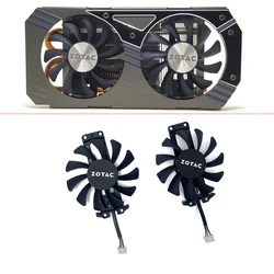 Cooling Fan 75MM 4PIN GA81S2U DC 12V 0.38A GTX950 960 GPU FAN For Zotac GTX 950 960 GTX 1060 ddr5 graphics card cooler Fans