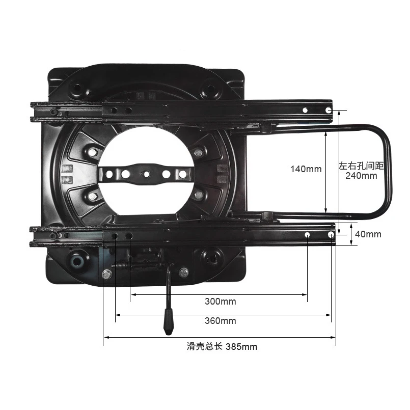

AutoLiuMa Профессиональное вращающееся на 360-градусное автокресло производителя, внутреннее автомобильное сиденье с поворотными направляющими