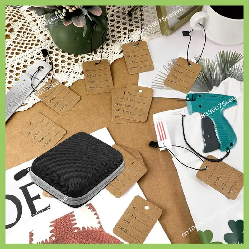 Y19A Tagginggun untuk Pakaian dengan Casing Keras, 500 Hitam & 500 Putih 2In Pengencang Duri, 6 Jarum, Tagging Gun untuk Ritel Standar