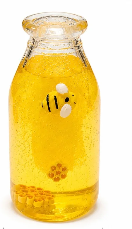 Schnell Rückfedernder Honigflaschen-Quetschball, Maltose-Simuliertes Honiggetränk, Große Flasche, Handgefertigtes Stress-Relief-Spielzeug