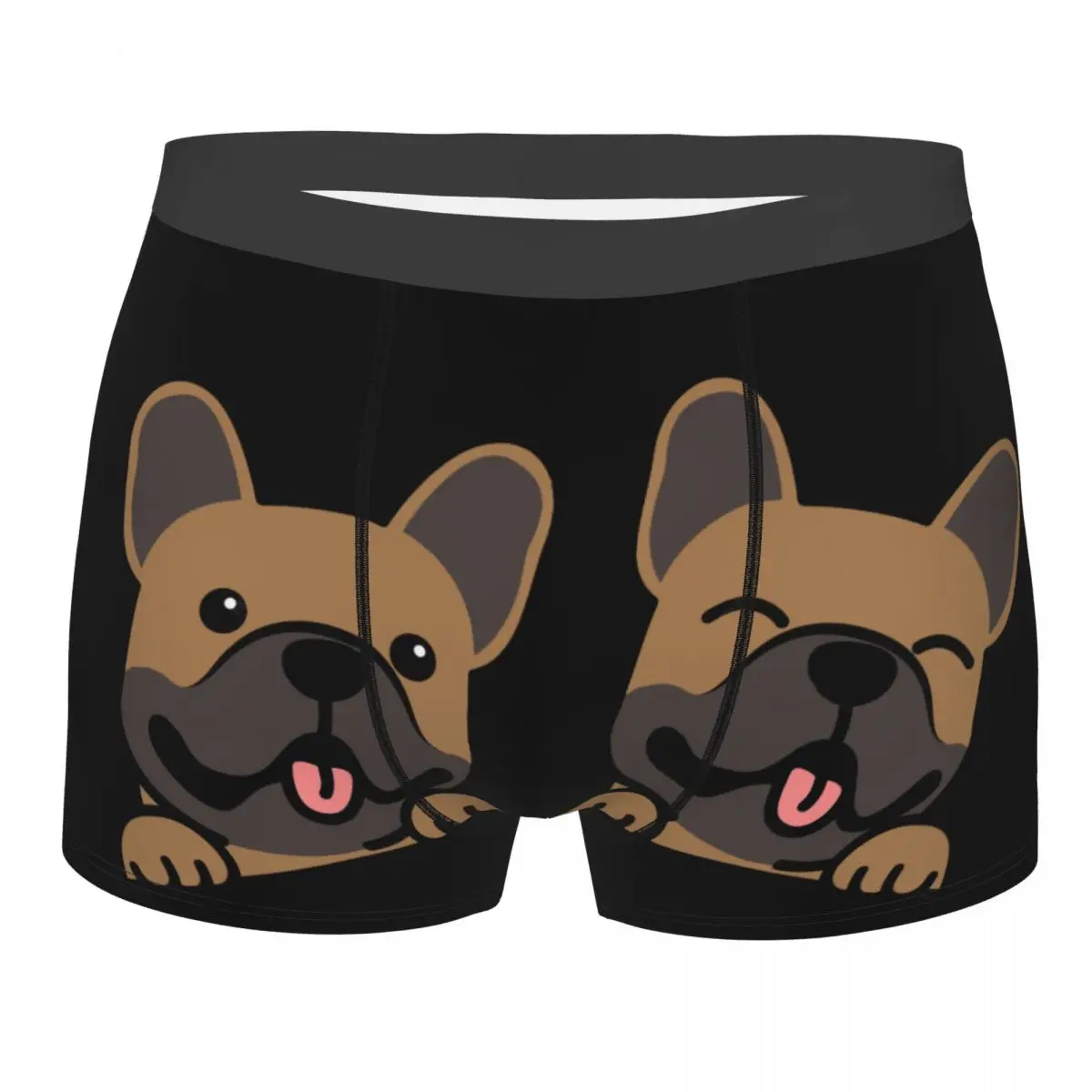 

Kawaii Cute French Bulldog Puppy Men's Boxer Briefs special Highly Breathable Underwear High Quality 3D Print Shorts