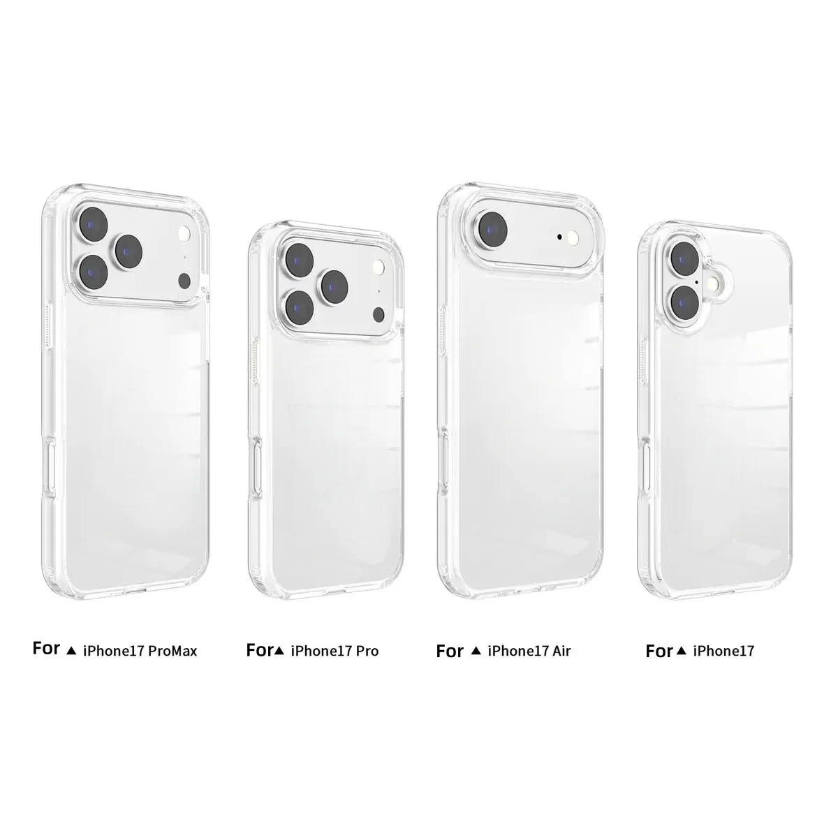 Transparente TPU-Handyhülle mit stoßfestem Schutz für iPhone 17 Pro Max/17 Pro/1 /Air/16/15/14/13/12/11 – transparent – Detail 13