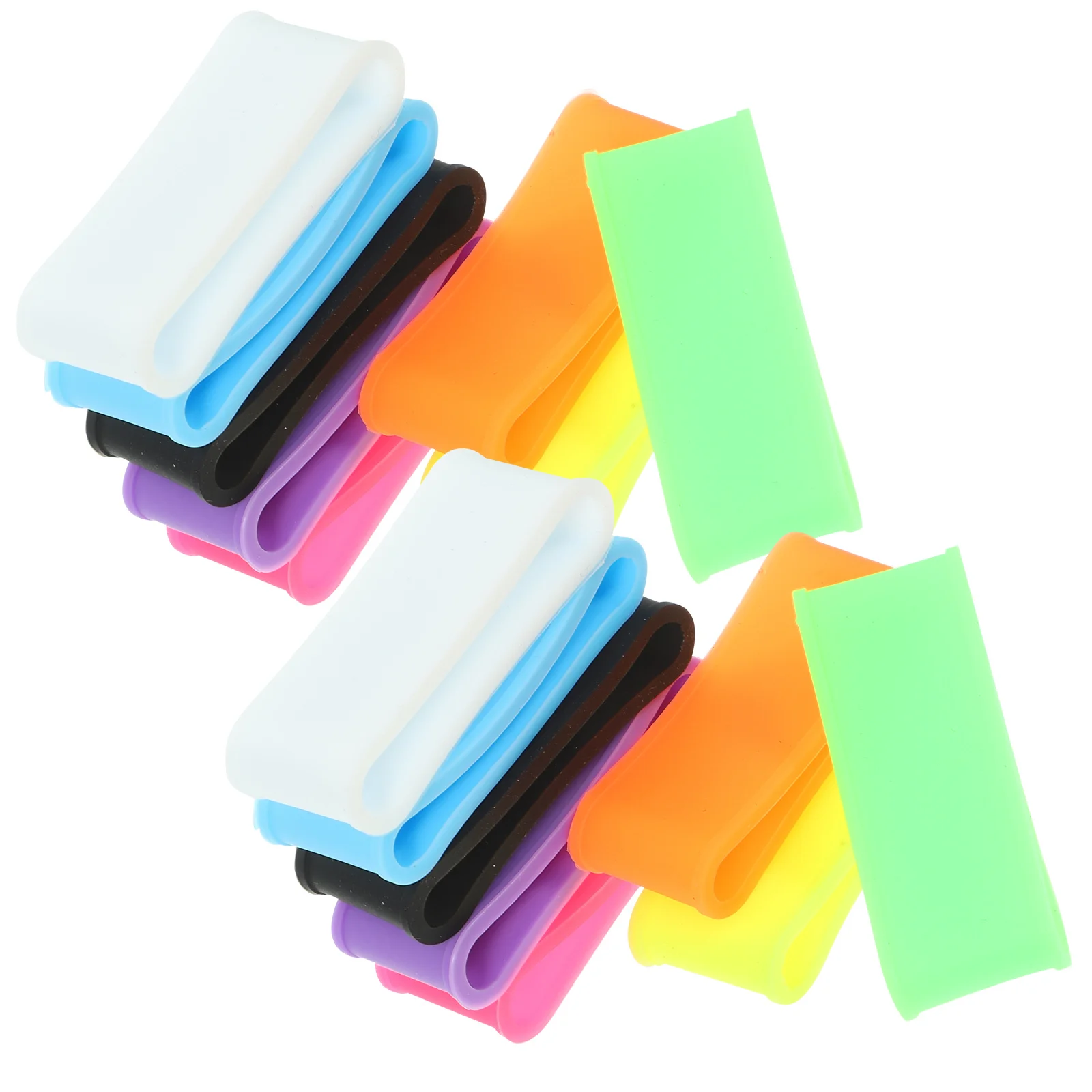 

16Pcs Silicone Tennis Racket Grip Rings Anti-Slip Durable Overgrip Protector for Badminton Handle Grip Replacement Accessories