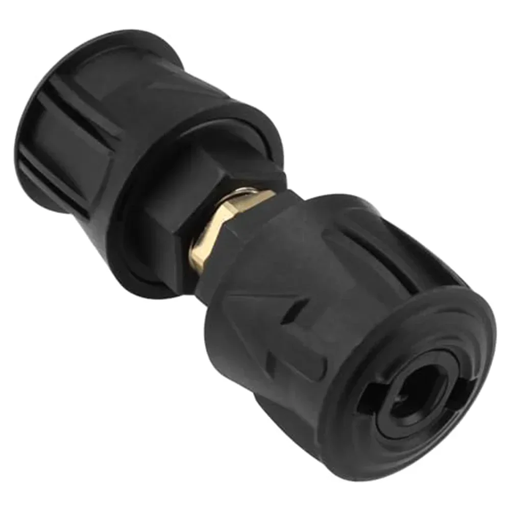 

Quick Connect Black Washer Adapter Efficient Cleaning Tasks Extension Hose Adapter Extension Hose Compatibility