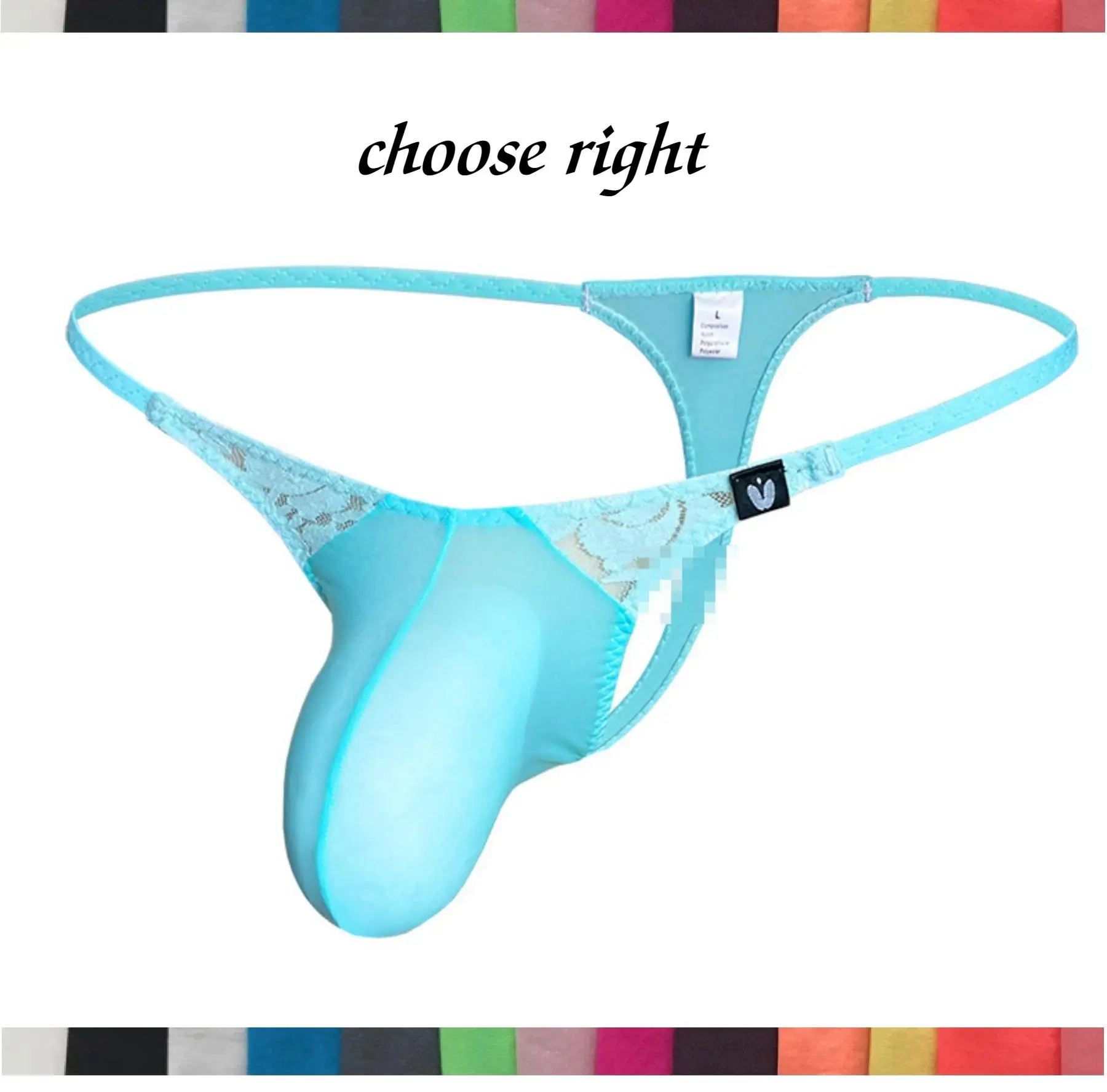 남자의 큰 가방 낮은 허리 레이스 가죽 끈 신축성있는 g-문자열 주머니와 시시 편안한 팬티 섹시한 게이 속옷